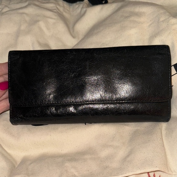 HOBO Black Leather Wallet - Picture 8 of 12